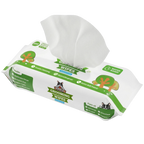 Pogi's Dog Wipes, extra-large bamboo-fiber grooming wipes, fragrance-free